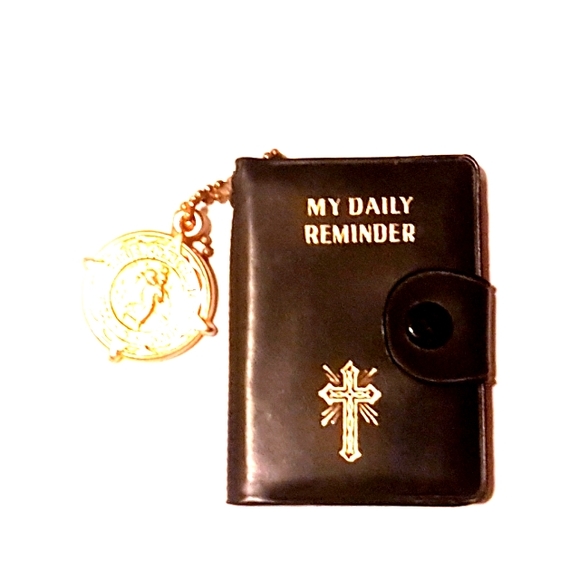 ANTIQUE VINTAGE MINIATURE PRAYER BOOK BIBLE CATHOLIC DEVOTIONS 1929 LEATHER - Picture 6 of 16